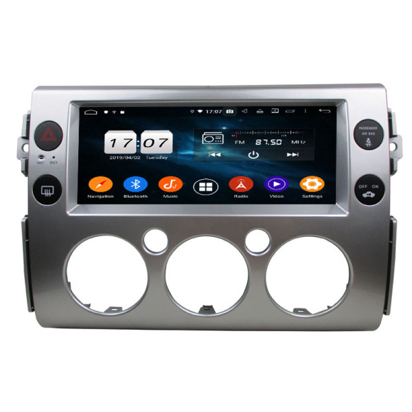Autoradio Android 10 GPS Multimédia 10.1" DSP Bluetooth 5.0 Caméra AHD pour Toyota FJ Cruiser (2007–2017)