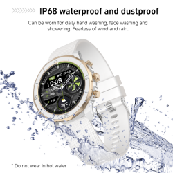Smartwatch Écran 1,27" – Santé, Sport & Appels Bluetooth (IP68)