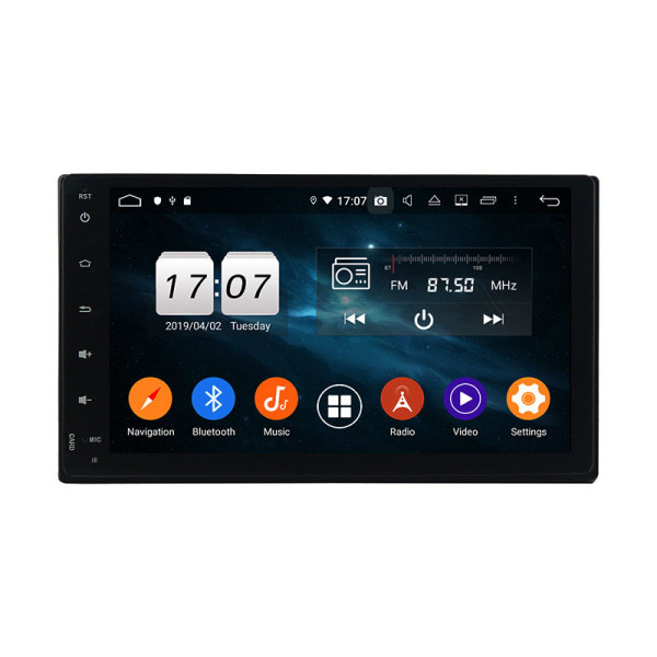 Autoradio Android 10 GPS Multimédia 9" DSP Bluetooth 5.0 Caméra AHD pour Toyota Fortuner (2016–2020)