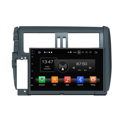 Autoradio Android 10 GPS Multimédia 9" DSP Bluetooth 5.0 Caméra AHD pour Toyota Prado (2010–2013)