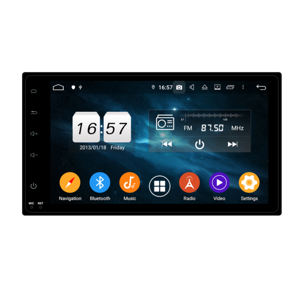 Autoradio Android 10 GPS Multimédia 10.1" DSP Bluetooth 5.0 Caméra AHD pour Toyota Corolla (2019–2020)