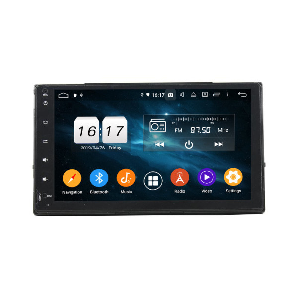 Autoradio Android 10 GPS Multimédia 9" DSP Bluetooth 5.0 Caméra AHD pour Toyota Corolla / Innova Crysta (2017–2019)
