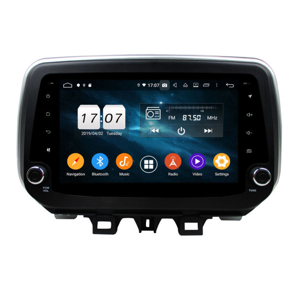 Autoradio Android 10 GPS Multimédia 9" DSP Bluetooth 5.0 Caméra AHD pour Hyundai ix35 / Tucson (2018–2020)