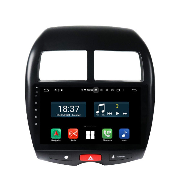 Autoradio Android 10 GPS Multimédia 10.1" avec DSP, Bluetooth 5.0 et Caméra AHD Compatible Mitsubishi ASX 2010-2012
