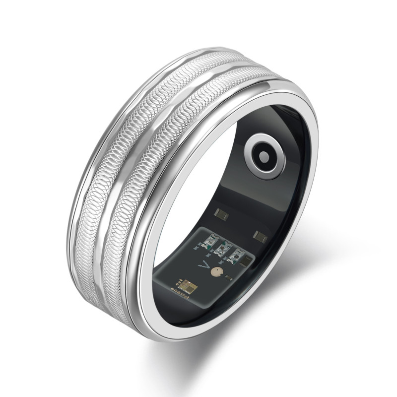 Bague Connectée Intelligente SR07 – Titane Premium, NFC, Santé & Sport, Étanche IP68 Bague Connectée Intelligente SR07 – Titane Premium, NFC, Santé & Sport, Étanche IP68