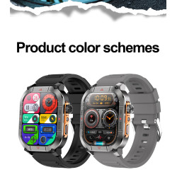 Montre GPS Sportive AMOLED 1.95’’ avec Baromètre et Boussole