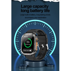 Montre GPS Sportive AMOLED 1.95’’ avec Baromètre et Boussole