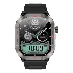 Montre GPS Sportive AMOLED 1.95’’ avec Baromètre et Boussole