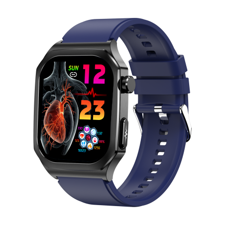 Montre Connectée Médicale – ECG, Glucose & Santé