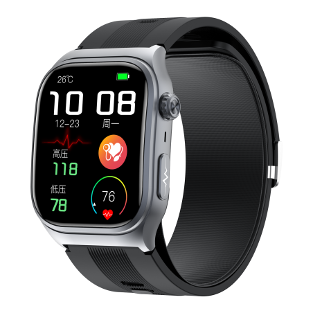 Montre Connectée Air Pump Médicale – ECG & Glucose