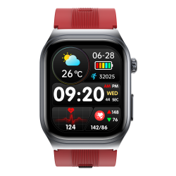 Montre Connectée Air Pump Médicale – ECG & Glucose