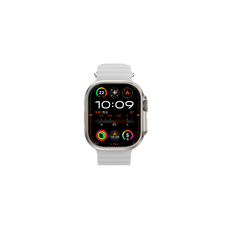 Montre Connectée AMOLED 2.04" – NFC, GPS, GPT et Santé