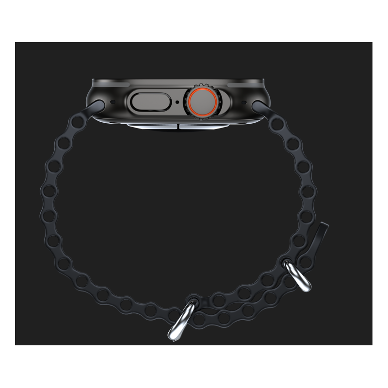 Montre Connectée Ultra 2 – Écran 2.04", NFC, GPS, GPT, Santé