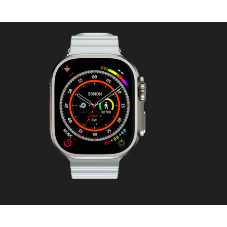 Montre Connectée Ultra 2 – Écran 2.04", NFC, GPS, GPT, Santé