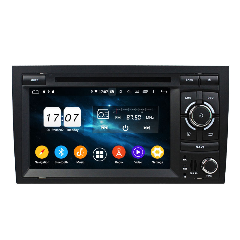 Autoradio Android 10 Audi A4 (2002-2008) – GPS Bluetooth DSP Écran 7" Autoradio Android 10 Audi A4 (2002-2008) – GPS Bluetooth DSP Écran 7"