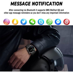 Montre Connectée Élégante avec Surveillance de la Santé Physique