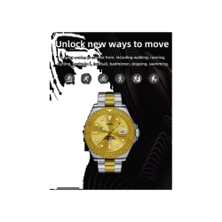 Montre Connectée AMOLED Élégante avec Mesure de Température Corporelle