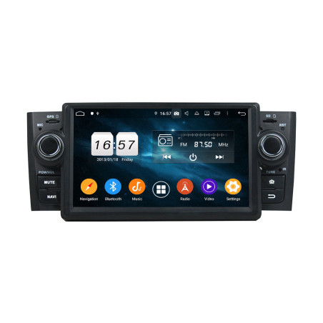 Autoradio Android 10 GPS Multimédia 7" Fiat Punto (2005-2009) & Linea (2007-2011