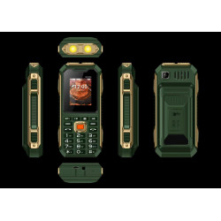 Téléphone Portable Résistant M5000 - Double SIM, Batterie 6800mAh, Lampe Torche Ultra Puissante