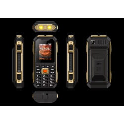 Téléphone Portable Résistant M5000 - Double SIM, Batterie 6800mAh, Lampe Torche Ultra Puissante