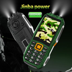Téléphone K-6000 robuste – Double SIM, FM sans fil, Batterie 2400mAh
