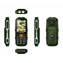 Téléphone K-6000 robuste – Double SIM, FM sans fil, Batterie 2400mAh