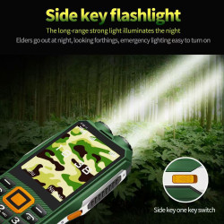 Téléphone K-6000 robuste – Double SIM, FM sans fil, Batterie 2400mAh